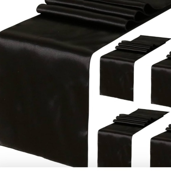 Table Runner 12”x108” in Black color. Brand new 10 in a pack. - Picture 1 of 1